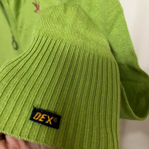 DEX Fresh Green Zip Up Hoodie XS - Picture 3 of 7
